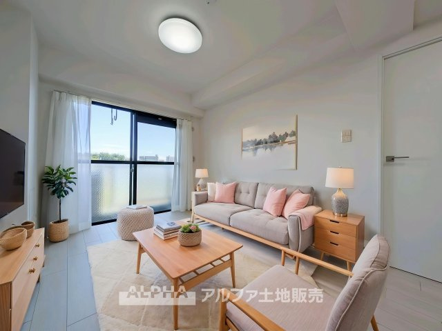 ライオンズマンション東村山第2の居間・リビング|使いやすいリビングです※家具等はCGによるイメージです。家具小物は販売価格に含まれません。