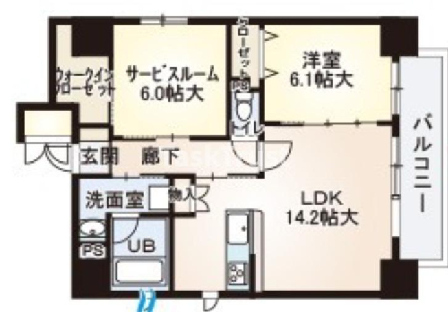 【間取り】 | レジデンス・スエヒロ　上本町