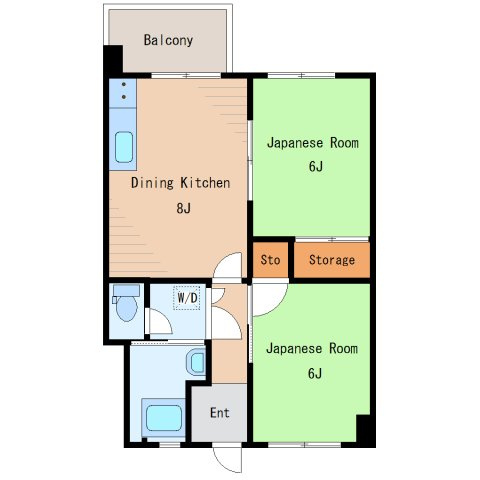 北砂四丁目住宅の間取り