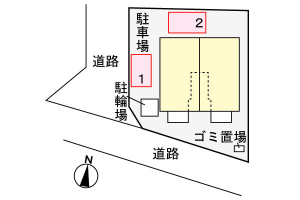 サニーホームの駐車場|駐車場