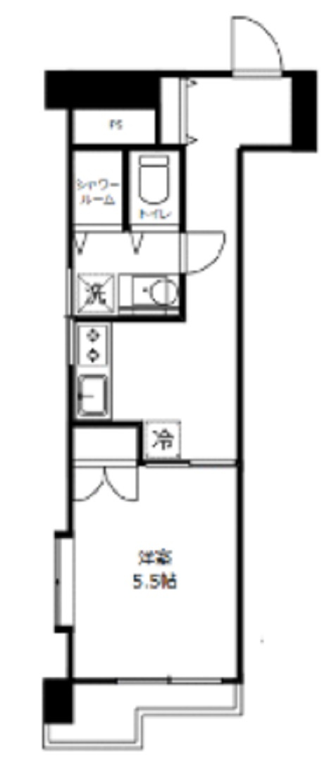 コンドミニアム大森の間取り|間取り　家具家電付き