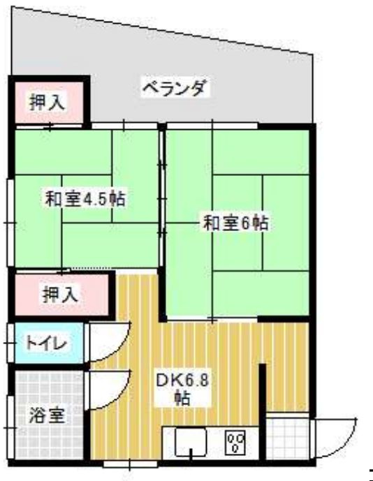堀松マンションの間取り