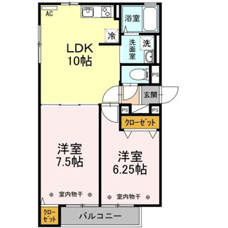 【間取り】 | ルミエール　A | 間取りです。
