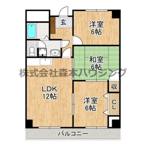 【間取り】 | 　グリーンアイル