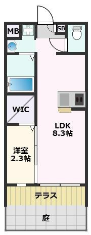 【間取り】 | リアコート千里丘ⅠNORTH