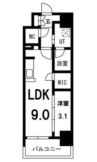 【間取り】 | メイクスアート名駅WEST