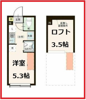 【間取り】 | ソレイユテラス東十条