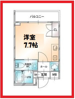 【間取り】 | ヴィサージュ東日暮里