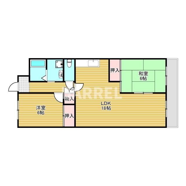 グランジュール淀川の間取り
