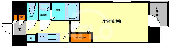 スプランディッド京橋EASTの間取り|スプランディッド京橋EAST　間取り