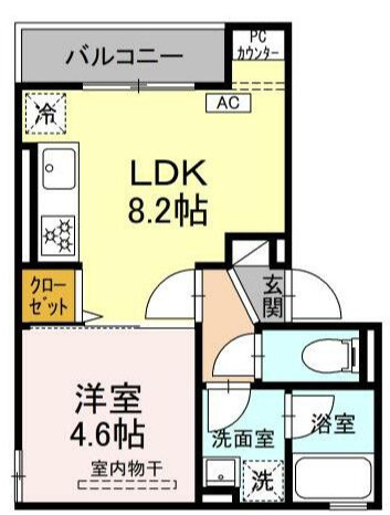 世田谷区砧１丁目ＫＪ　Ｄ－ＲＯＯＭ新築工事の間取り