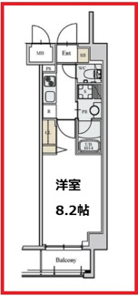 【間取り】 | アスール菊川