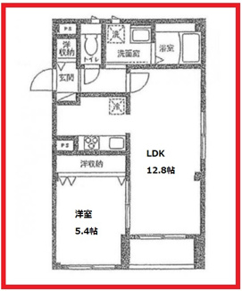 【間取り】 | ラシーネ扇　アイリス