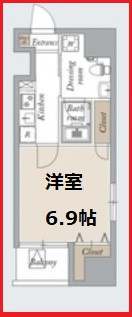 【間取り】 | グランカーサ上野入谷