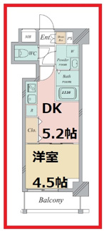 【間取り】 | グランカーサ曳舟