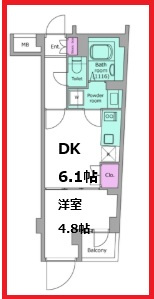 【間取り】 | エヌフラッツ東向島