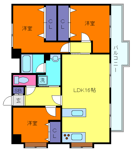 アヴァンセ岡本の間取り