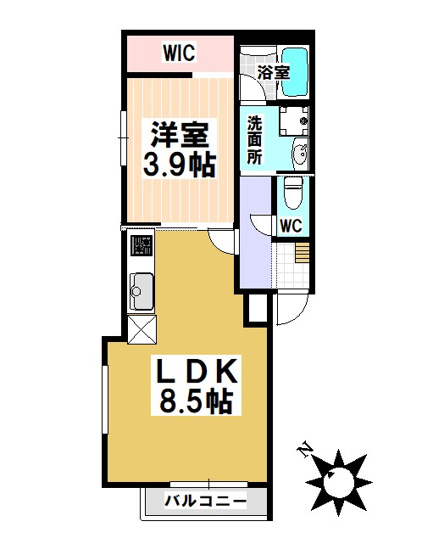 【間取り】 | ＭＯＶＥ桜本町ＮＯＲＴＨ