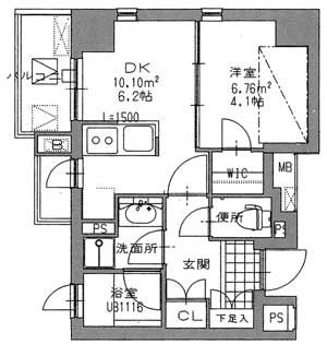 【間取り】 | パルム深川 | 間取りです。