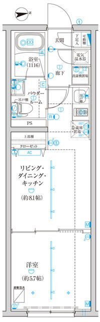 ＣＲＥＡＴＩＦ西池袋の間取り