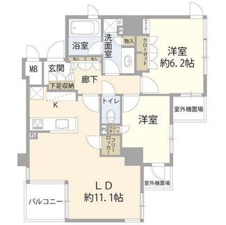 【間取り】 | サンクタス大島 | 間取りです。
