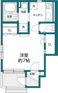 【間取り】 | 信濃ハイツ | 間取りです。