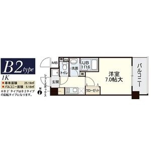 新大阪南グランドマンションの間取り