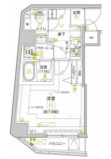 【間取り】 | セジョリ新江古田 | 間取りです。