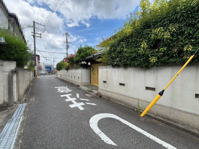 【前面道路含む現地写真】 | 上野芝町８丁　売土地　３区画 | 閑静な住宅街で叶える穏やかな新生活をここではじませんか♪