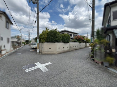 【前面道路含む現地写真】 | 上野芝町８丁　売土地　３区画 | ご家族に合ったプランをご提案いたします！資料請求だけでもお気軽にお問い合わせくださいね♪