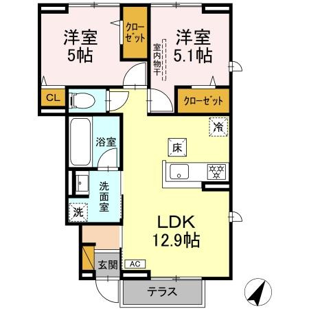 La Maison Mashaの間取り