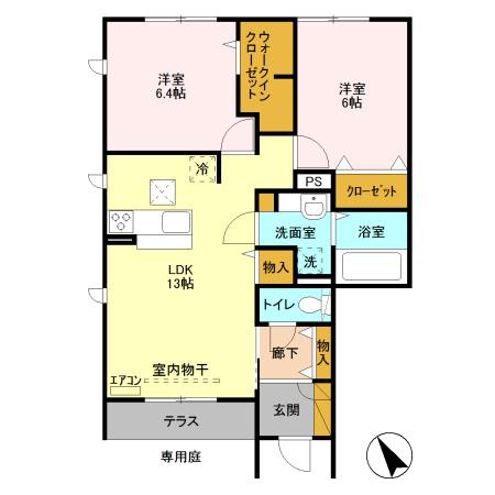 ブリエ Ⅰの間取り