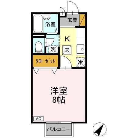 セジュールⅠの間取り