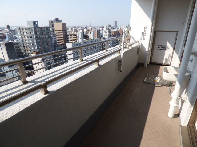 南堀江パークホームズのバルコニー