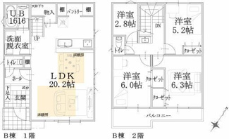  | Ｂ棟平面図