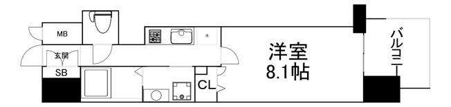 【間取り】 | プレサンス堺筋本町駅前