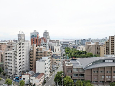 【展望】 | ヌーヴェルワイズ灘駅前 | 前面棟無なので眺望・日当たり良好です