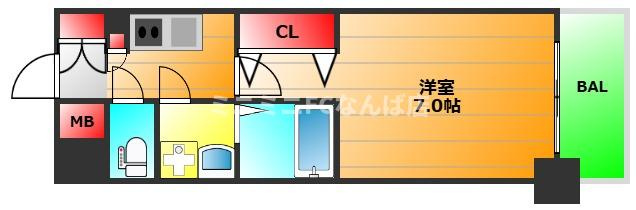 ファーストフィオーレ新町ファジスタの間取り
