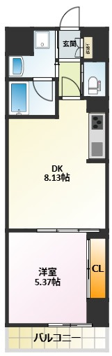 【間取り】 | CAMPHORA | 1DKの間取りです！