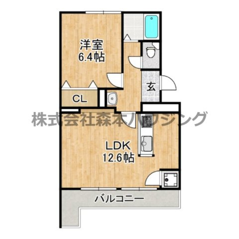 【間取り】 | 　春日ダイヤモンドハイム