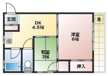 安積マンションの間取り
