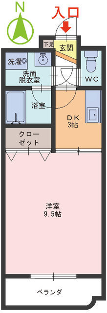 ボヌール高道の間取り