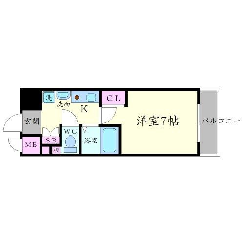 エスリード上本町北の間取り|エスリード上本町北　開放感ある間取り