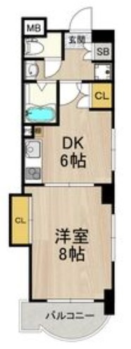 コンソラーレ日本橋の間取り|コンソラーレ日本橋　間取り