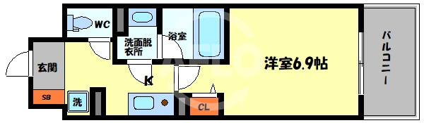 クローバー・ビュー上本町の間取り|クローバー・ビュー上本町　間取り