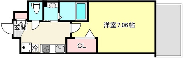 Luxe大阪城南の間取り
