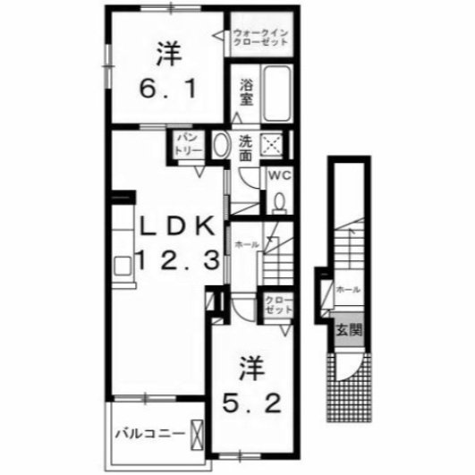 【間取り】 | ヴィア　ラッテア