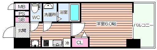 【間取り】 | スプランディッド新大阪WEST