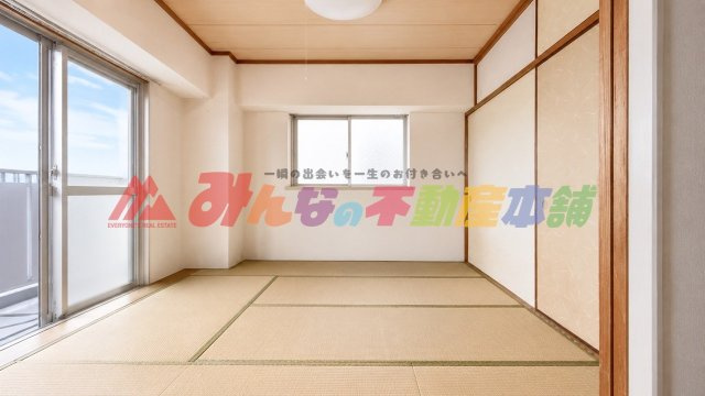 グランピアマンション本町の和室|本画像は間取りの視認性向上を目的として、AI加工により家財を除去しています。現況優先につき、詳細は内覧時にご確認ください。