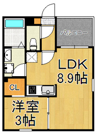 REGALEST-KLC川西2の間取り